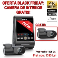 VIOFO A229 PRO Trio GPS Cameră auto DVR triplă Quad HD 4K HDR Wi-Fi cu senzori de imagine Sony VIOFO A229 PRO Trio GPS Cameră auto DVR triplă Quad HD 4K HDR Wi-Fi cu senzori de imagine Sony